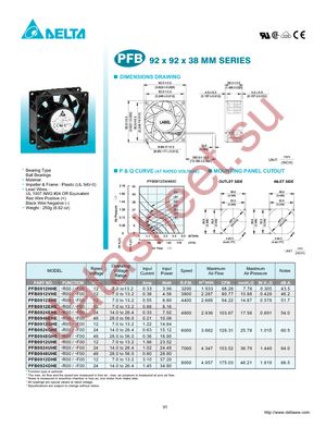 PFB1224GHE-T500 datasheet  